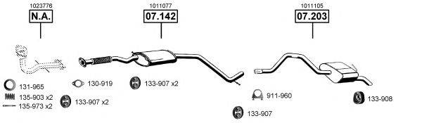 ASMET FO073920 Система випуску ОГ