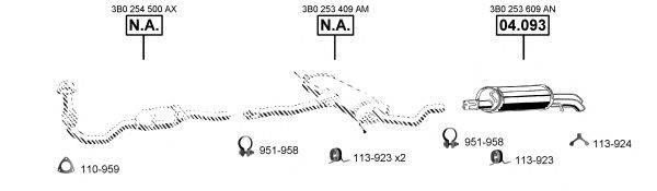 ASMET VA034285 Система випуску ОГ