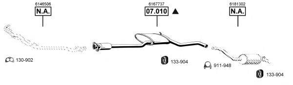 ASMET FO074665 Система випуску ОГ