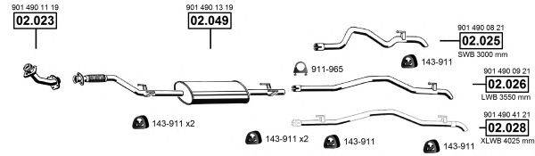 ASMET ME012403 Система випуску ОГ