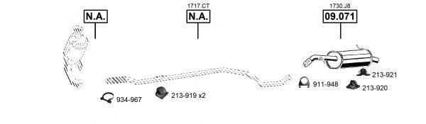 ASMET CI090945 Система випуску ОГ