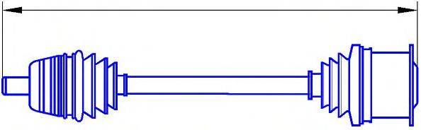 SERCORE 121000 Приводний вал