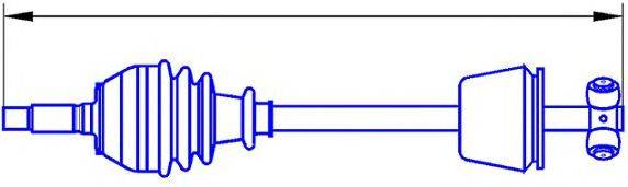 SERCORE 12822 Приводний вал