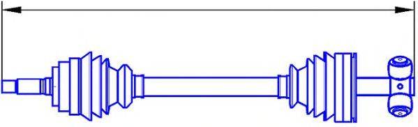 SERCORE 12514 Приводний вал