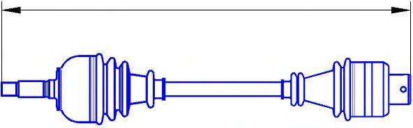 SERCORE 12762 Приводний вал