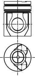 KOLBENSCHMIDT 40308600 Поршень