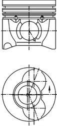 KOLBENSCHMIDT 40405600 Поршень