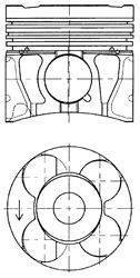 KOLBENSCHMIDT 41071600 Поршень