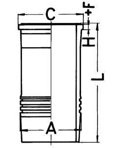 KOLBENSCHMIDT 89895110 Гільза циліндра