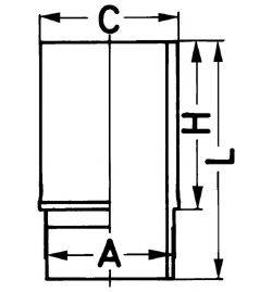 KOLBENSCHMIDT 89023110 Гільза циліндра