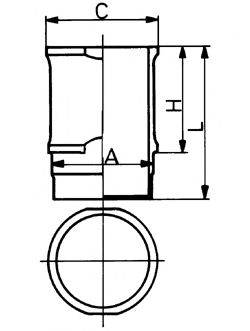 KOLBENSCHMIDT 89194110 Гільза циліндра