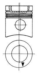 KOLBENSCHMIDT 93585602 Поршень