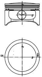 KOLBENSCHMIDT 97359700 Поршень