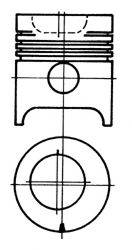 KOLBENSCHMIDT 97505600 Поршень