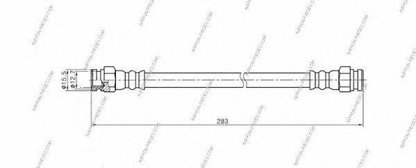 NPS M370A50 Гальмівний шланг