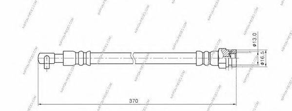 NPS M370A41 Гальмівний шланг