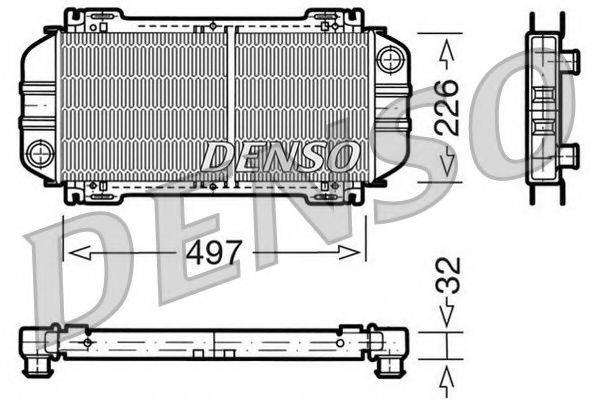 NPS DRM10033 Радіатор, охолодження двигуна