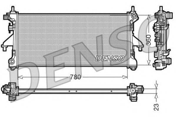 NPS DRM21100 Радіатор, охолодження двигуна