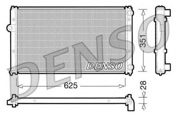 NPS DRM26001 Радіатор, охолодження двигуна