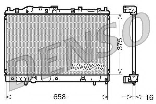 NPS DRM45004 Радіатор, охолодження двигуна