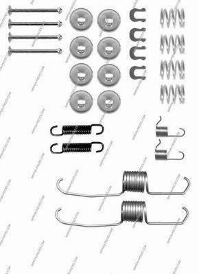 NPS T351A01 Комплектуючі, гальмівна колодка