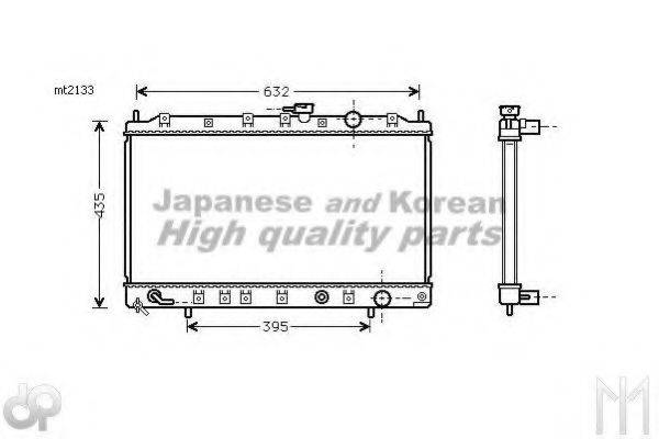 ASHUKI C55727 Радіатор, охолодження двигуна