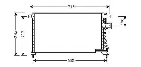 ASHUKI H55910 Конденсатор, кондиціонер