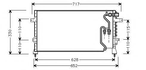 ASHUKI H55924 Конденсатор, кондиціонер