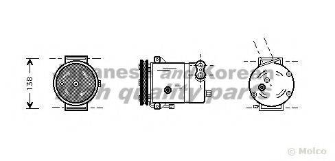 ASHUKI J55502 Компресор, кондиціонер