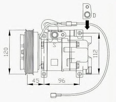 ASHUKI M55003 Компресор, кондиціонер