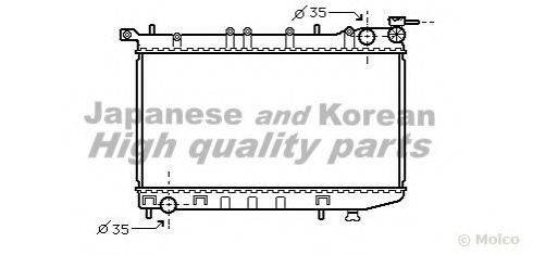 ASHUKI N65120 Радіатор, охолодження двигуна