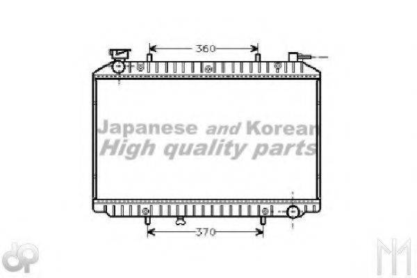 ASHUKI N65639 Радіатор, охолодження двигуна