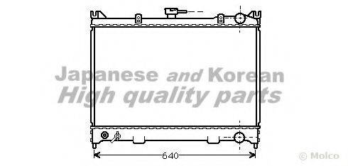 ASHUKI N65696 Радіатор, охолодження двигуна