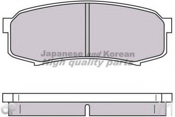 ASHUKI T11420A Комплект гальмівних колодок, дискове гальмо