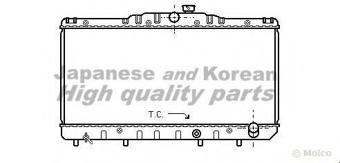 ASHUKI T55215 Радіатор, охолодження двигуна