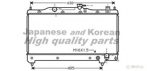 ASHUKI T55402 Радіатор, охолодження двигуна