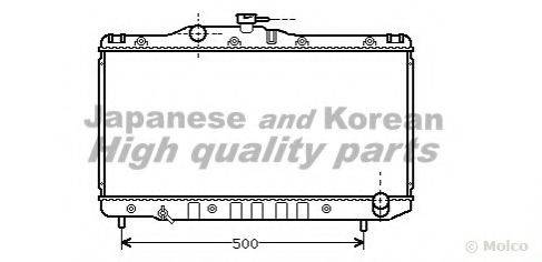 ASHUKI T55470 Радіатор, охолодження двигуна