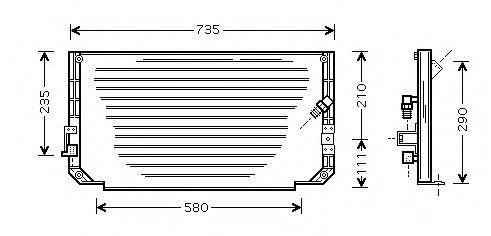 ASHUKI T55503 Конденсатор, кондиціонер