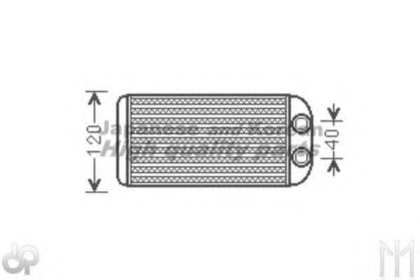 ASHUKI T98109O Теплообмінник, опалення салону