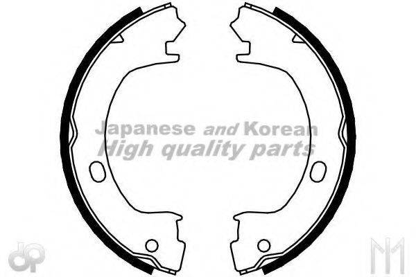 ASHUKI US104109 Комплект гальмівних колодок