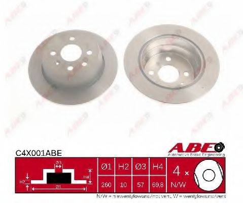 ABE C4X001ABE гальмівний диск