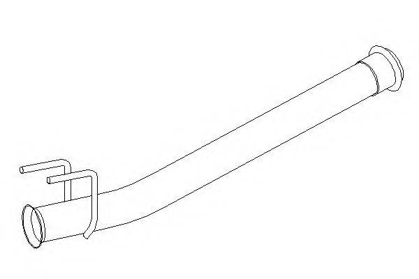 KLARIUS 120477 Труба вихлопного газу