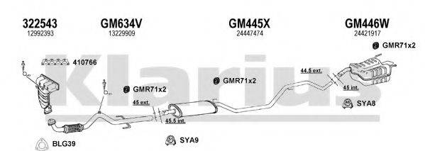 KLARIUS 391677U Система випуску ОГ