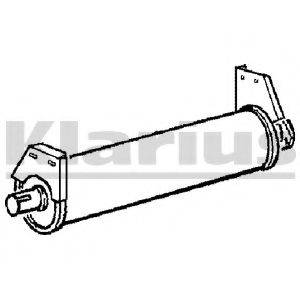 KLARIUS 210277 Середній глушник вихлопних газів