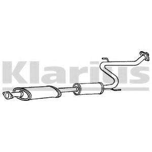 KLARIUS 260331 Середній глушник вихлопних газів