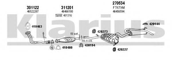 KLARIUS 330758E Система випуску ОГ