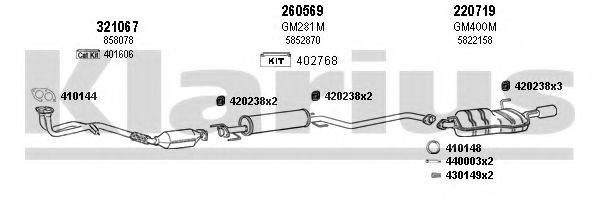 KLARIUS 391159E Система випуску ОГ