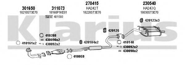 KLARIUS 420163E Система випуску ОГ