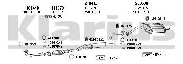 KLARIUS 420200E Система випуску ОГ