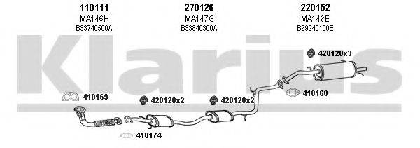 KLARIUS 570195E Система випуску ОГ